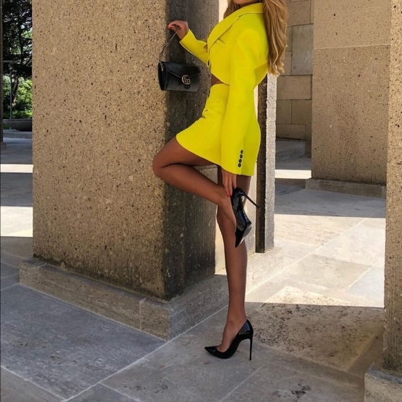 Zara cut out blazer dress bloggers fav - Picture 7 of 12